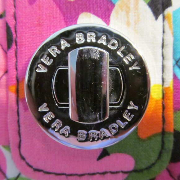 Vera Bradley Turnlock Wallet Zip Around ~ Va Va Bloom Retired Pattern - Picture 10 of 15
